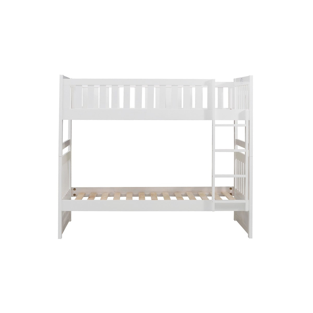 White Galen Twin Bunk Bed B2053W