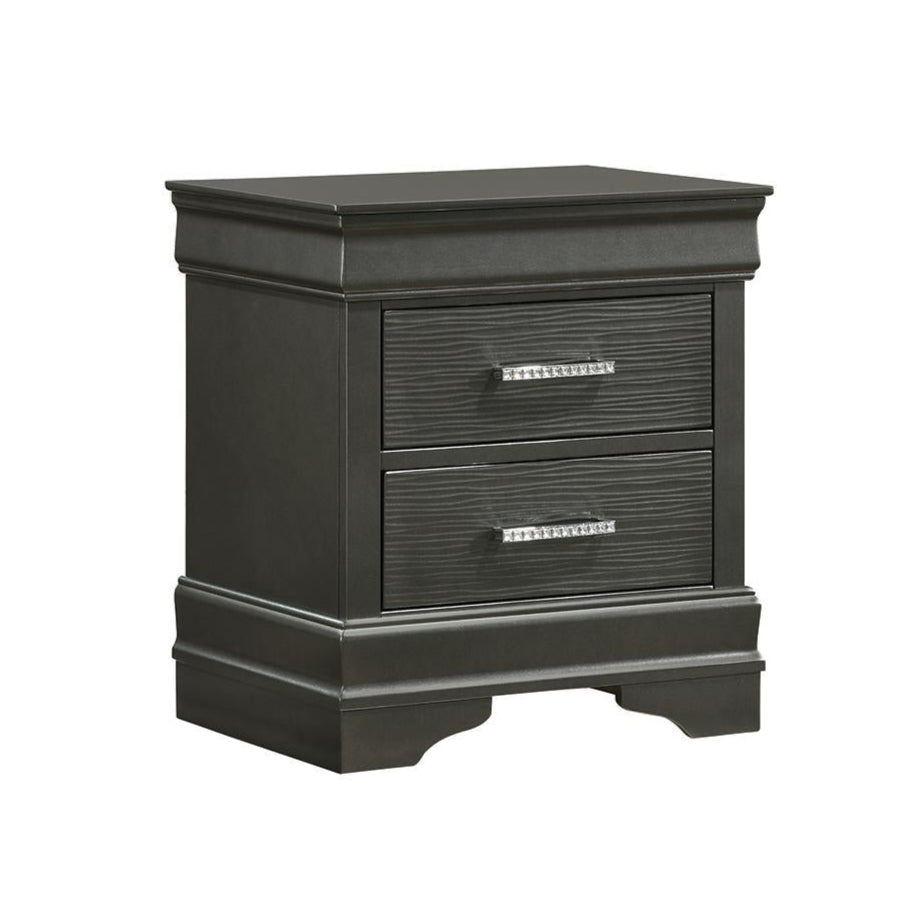 Brooklyn Metalic Grey Night Stand 1161