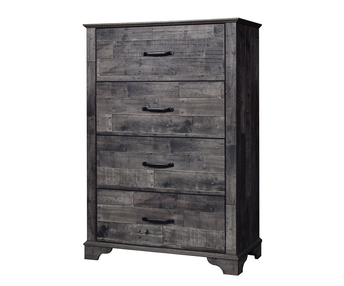 Beckett Wooden Chest Dark Brown 90237