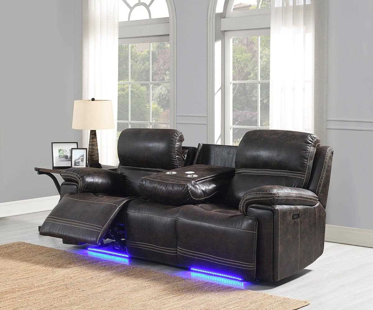 Beckley Power Recliner Sofa Collection Brown 9126