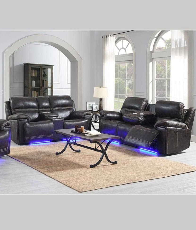 Beckley Power Recliner Sofa Collection Brown 9126