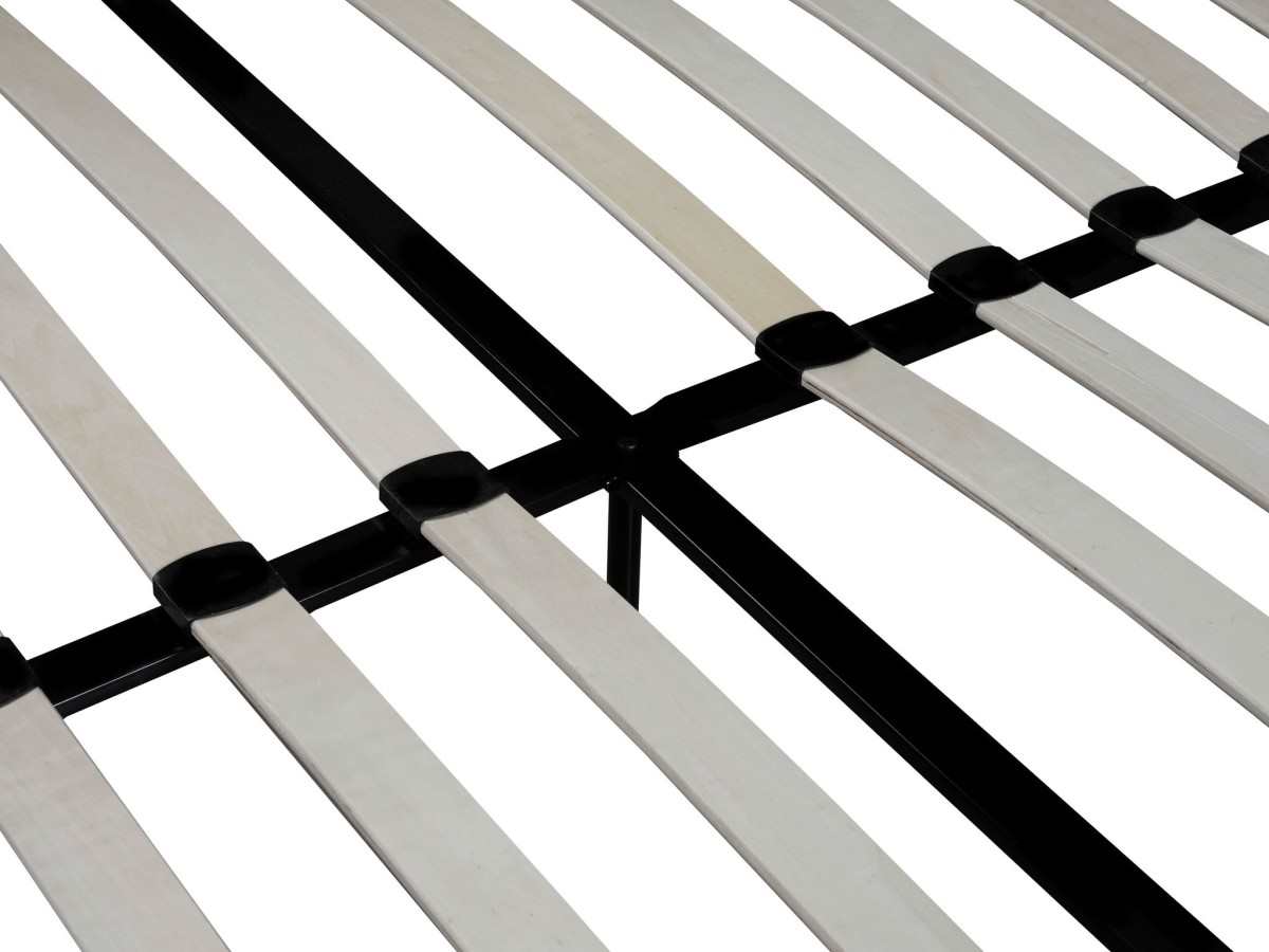 Contemporary Styling Platform Bed With Mattress Black 3033