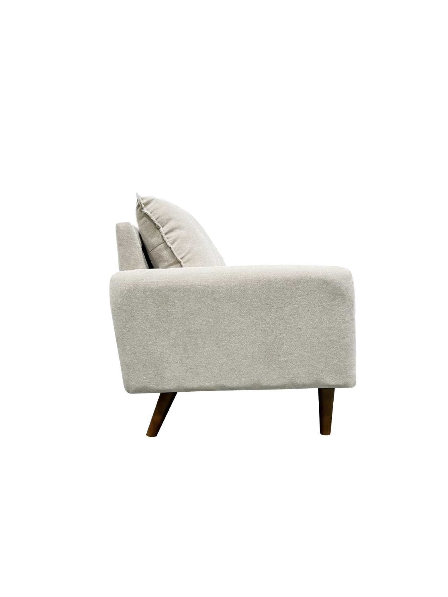 Beige fabric sofa