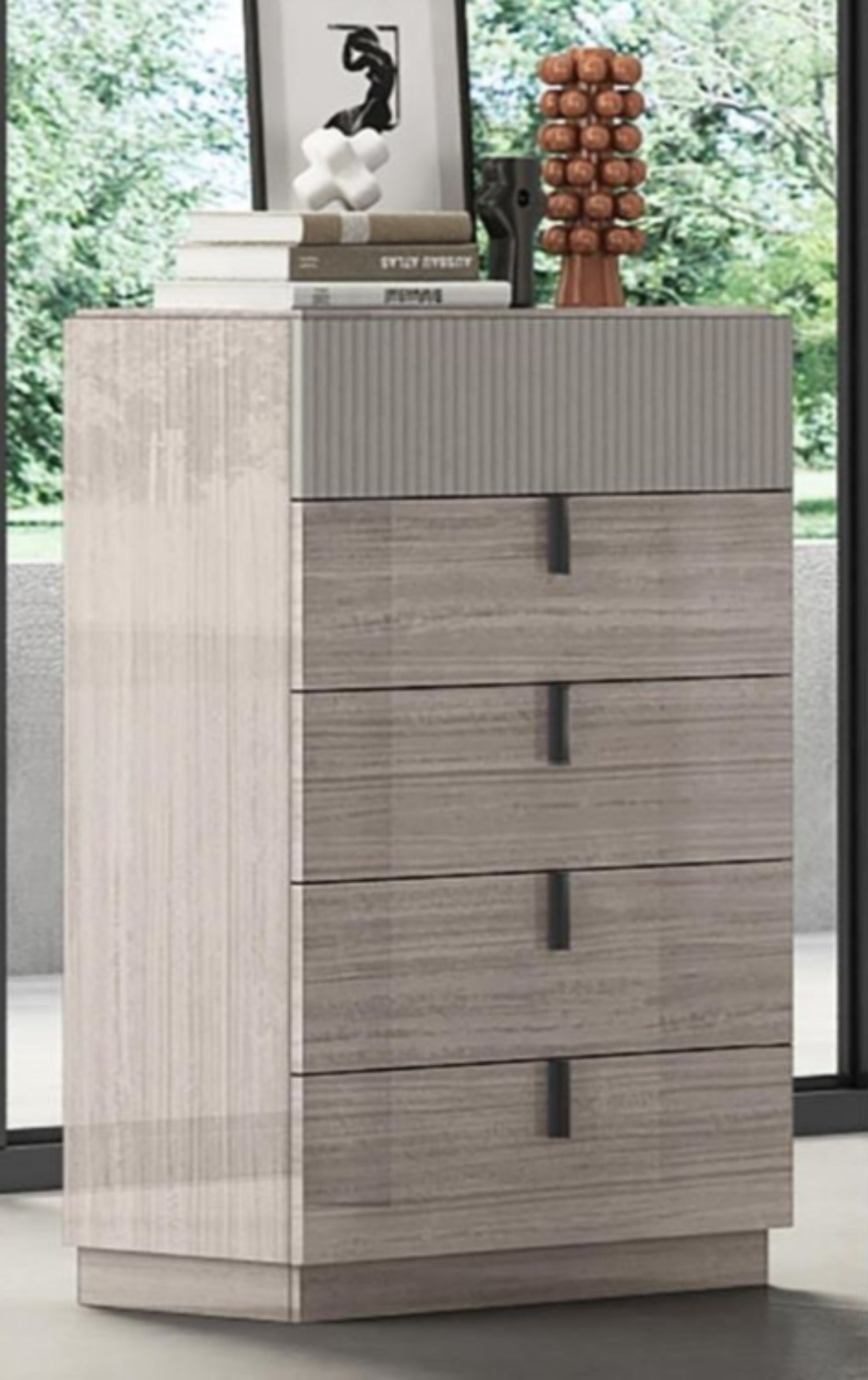 Bellamy Beige Agley Lacquer Bedroom Set 1791