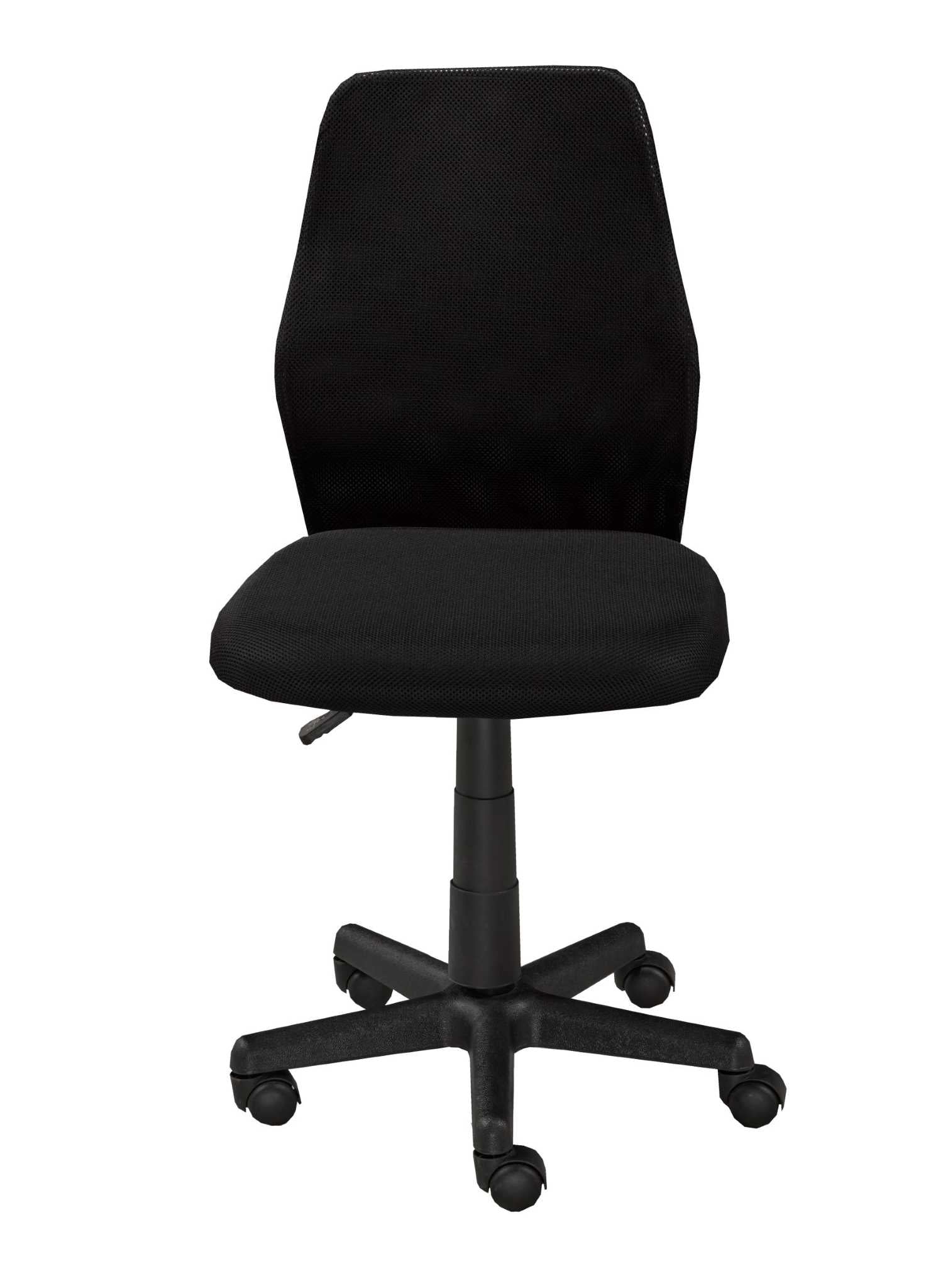 Black Fabric Swivel Office Chair - 8373-BLK