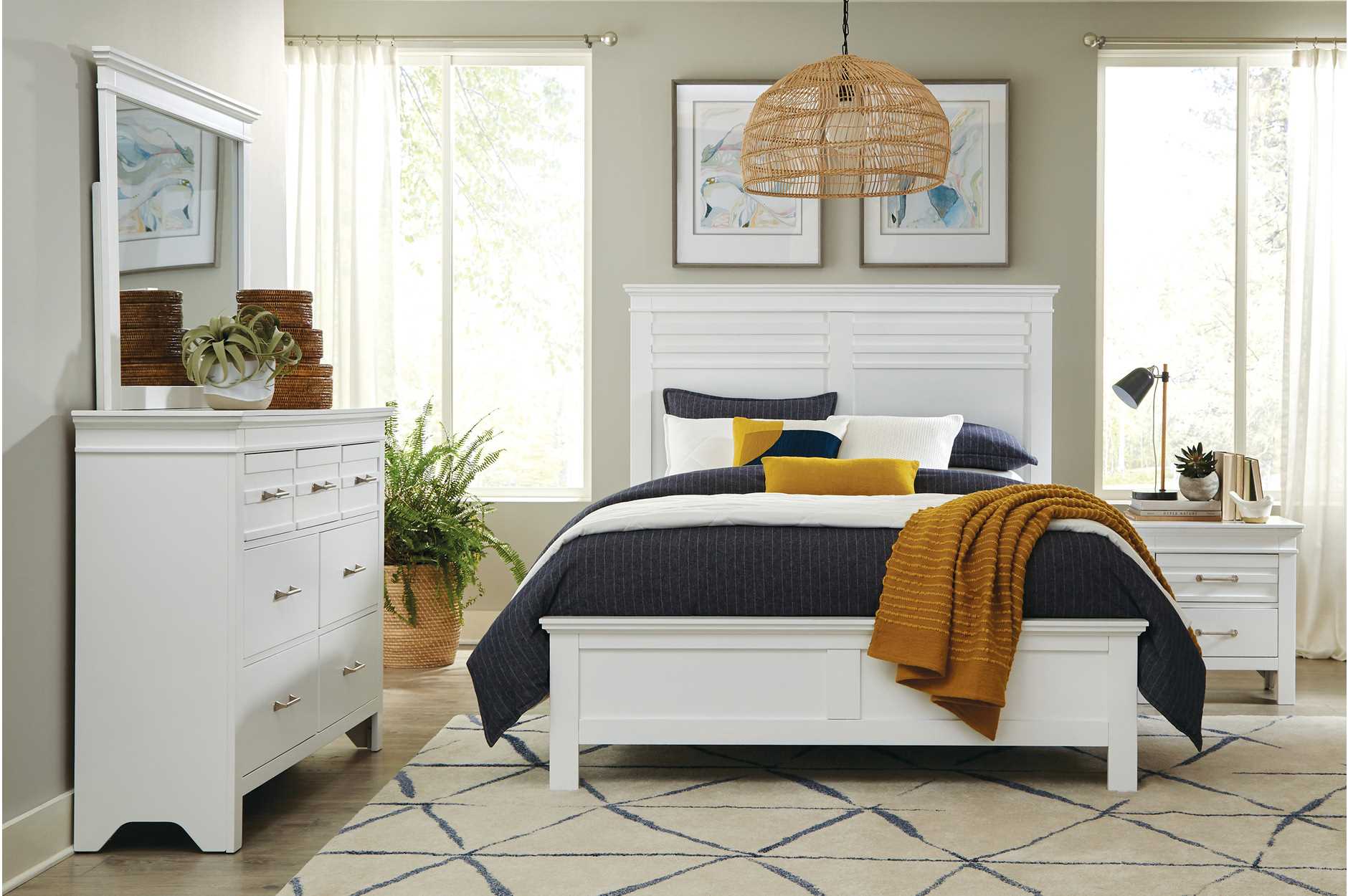 Blaire Bed White 1675