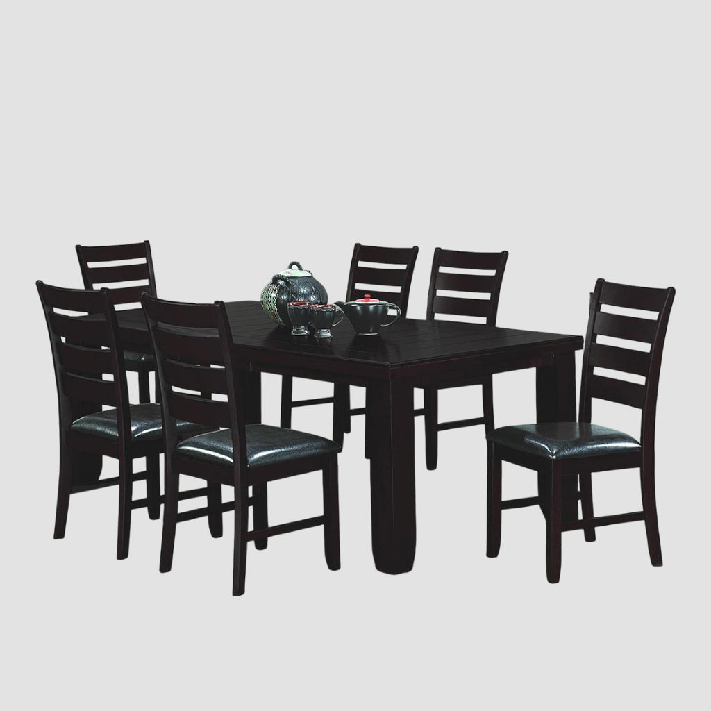 Oakley Extendable Dining Set Espresso T-4282 ( OPEN BOX )