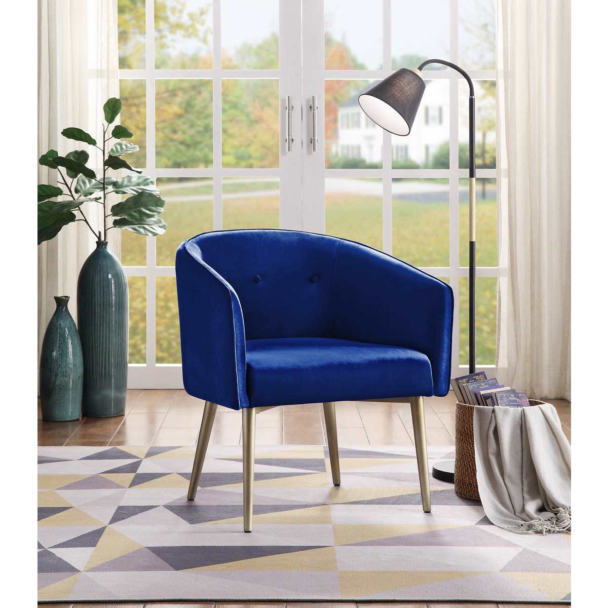 Nikki Accent Chair Blue 1141