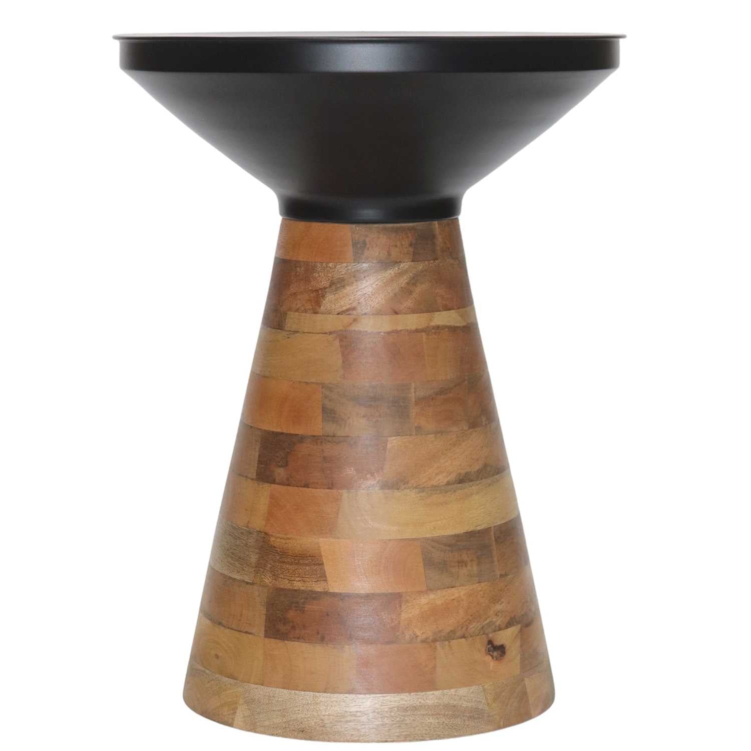 Boden Accent Table in Black and Walnut 501-229
