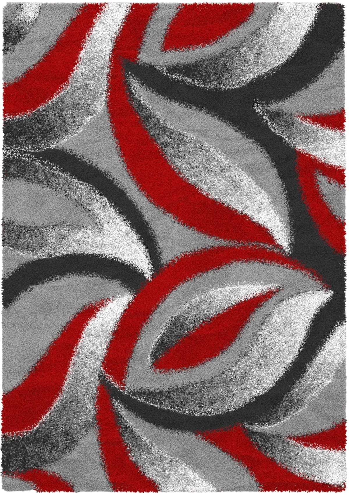 Boston Rugs Collection Grey - Red P843A