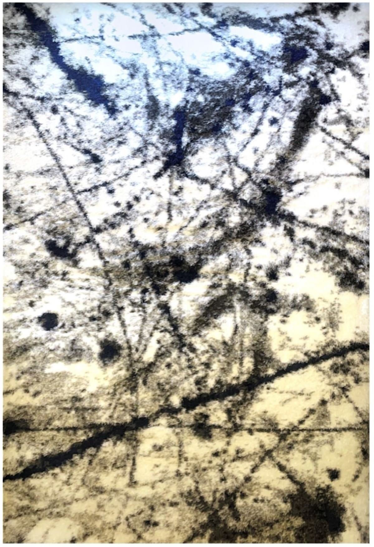 Boston Rugs Collection White - Dark Blue P844A