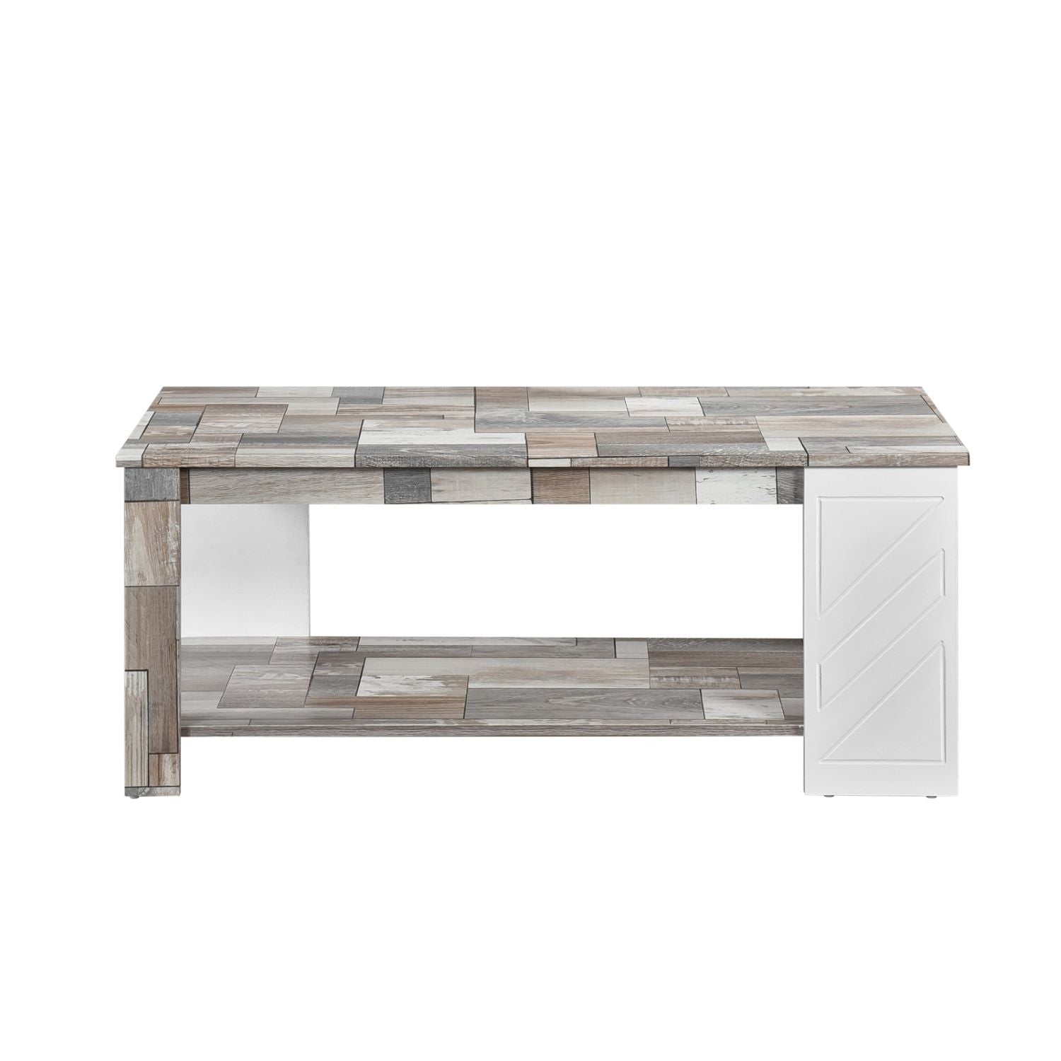 Brooke Rustic Grey Rectangular Coffee Table 6884