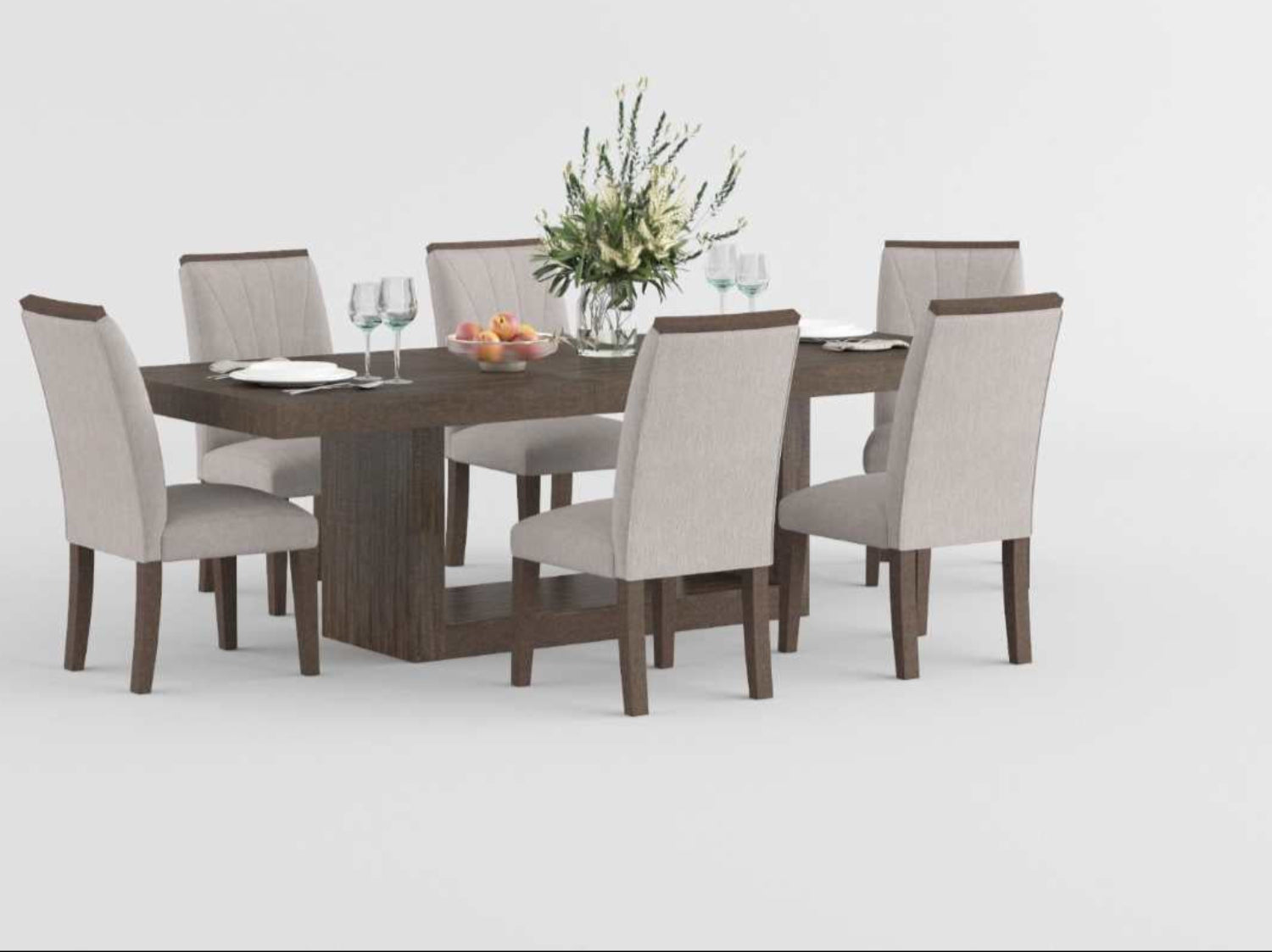 Brown Dining Set
