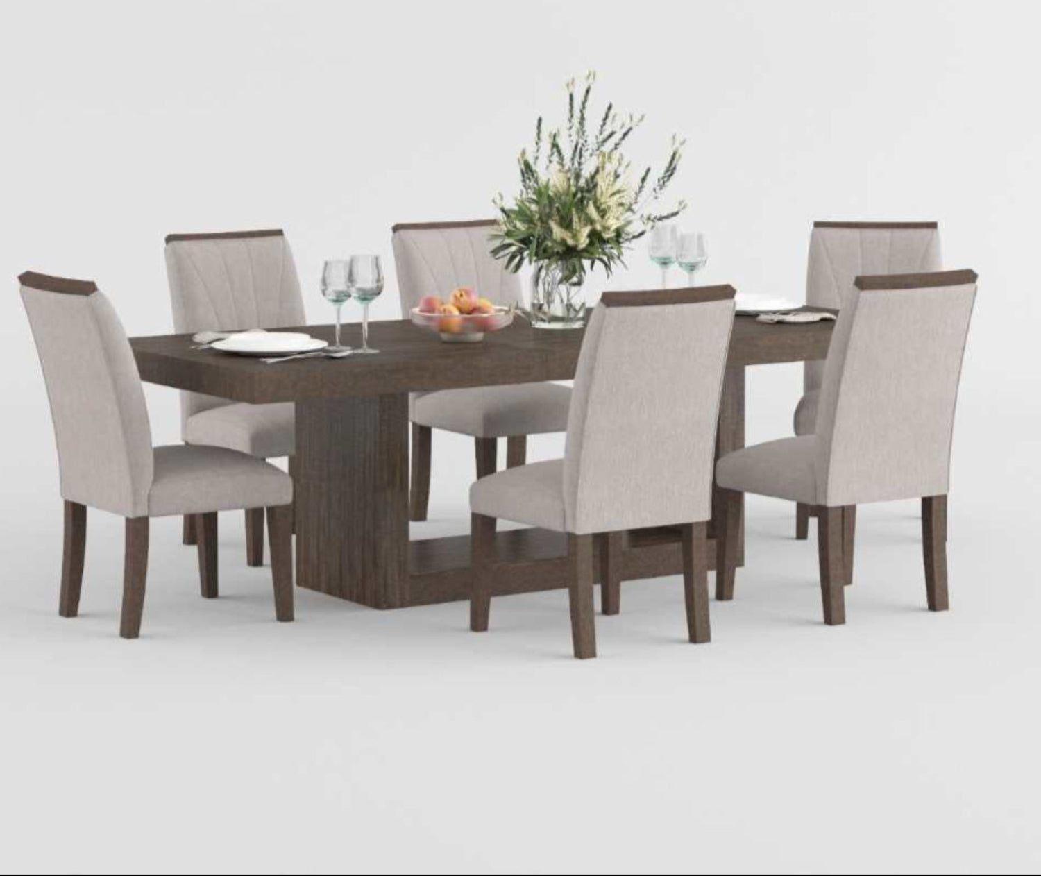 Brown Dining Set