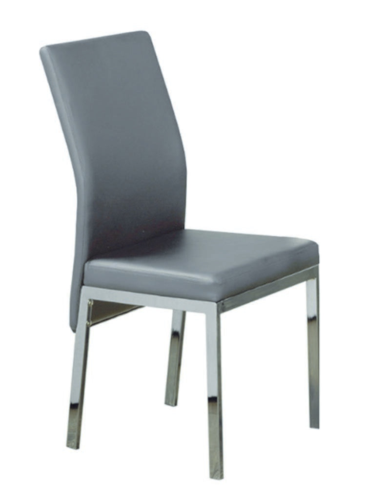 Round Glass Dining Set with Chrome Legs IF-1447/5065