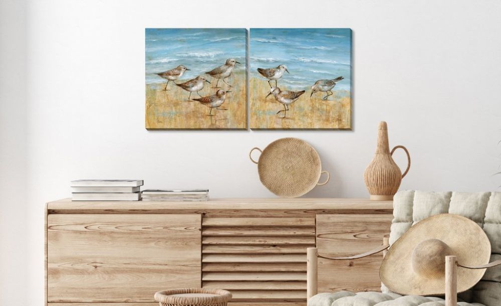Sandpipers Set of 2 canvas art