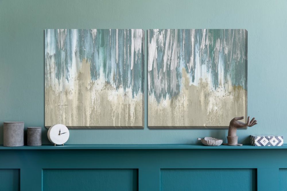 Like a Waterfall II Canvas Art 24" x 24"