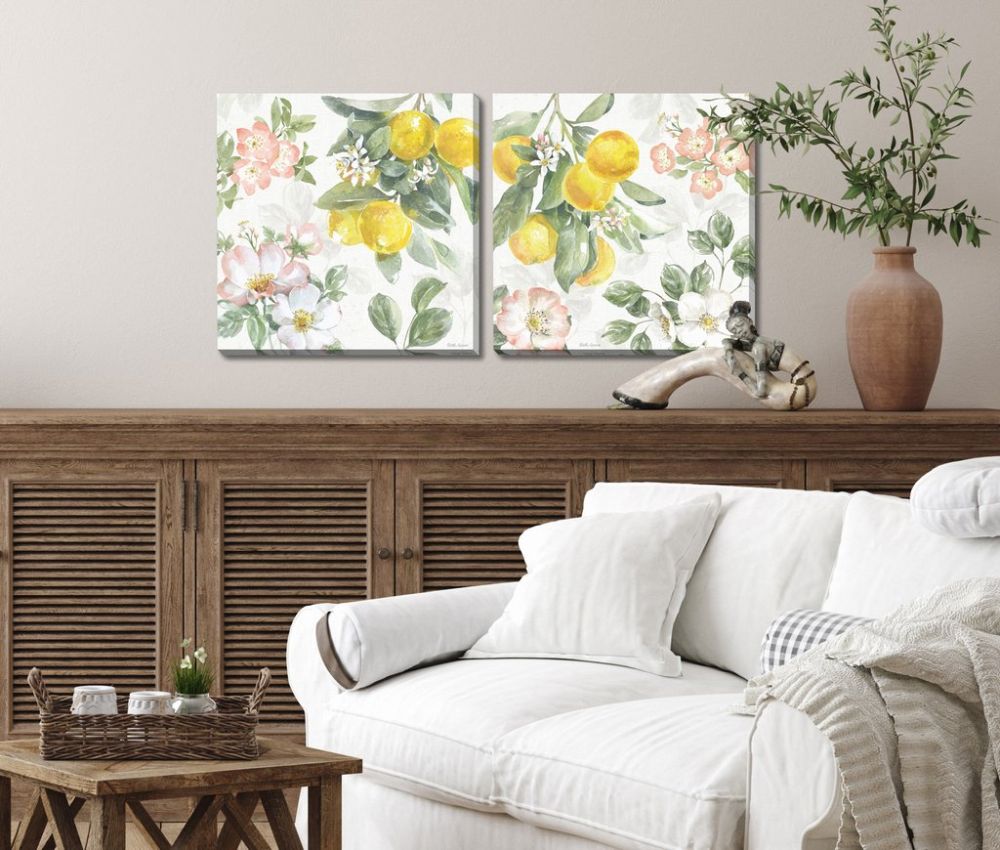 Citrus Charm V Canvas Art 24" x 24"