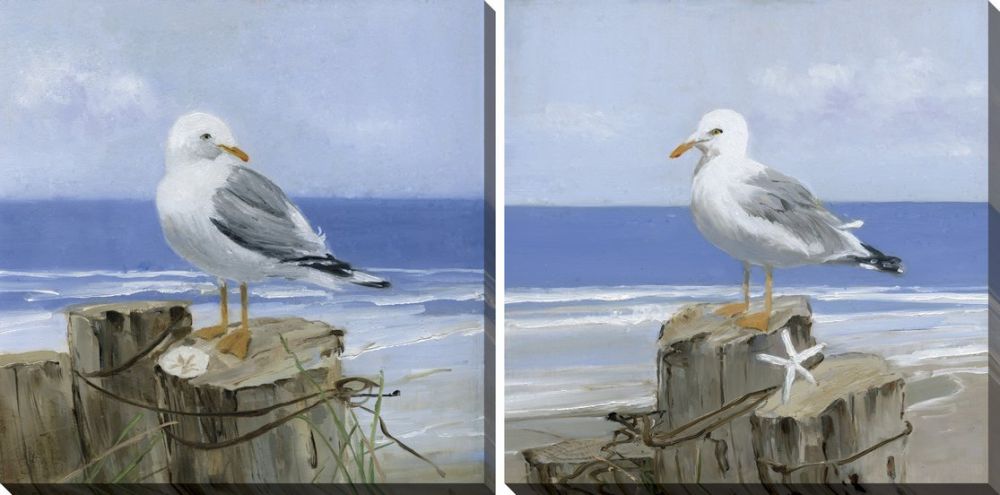 Keeping Watch Set of 2 Canvas Art