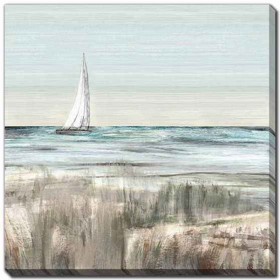 Heading In Dusk I Canvas Art 18" x 18"