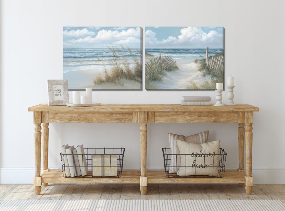 Pathway Through Dunes / Sea Oats 2 PC Canvas Art