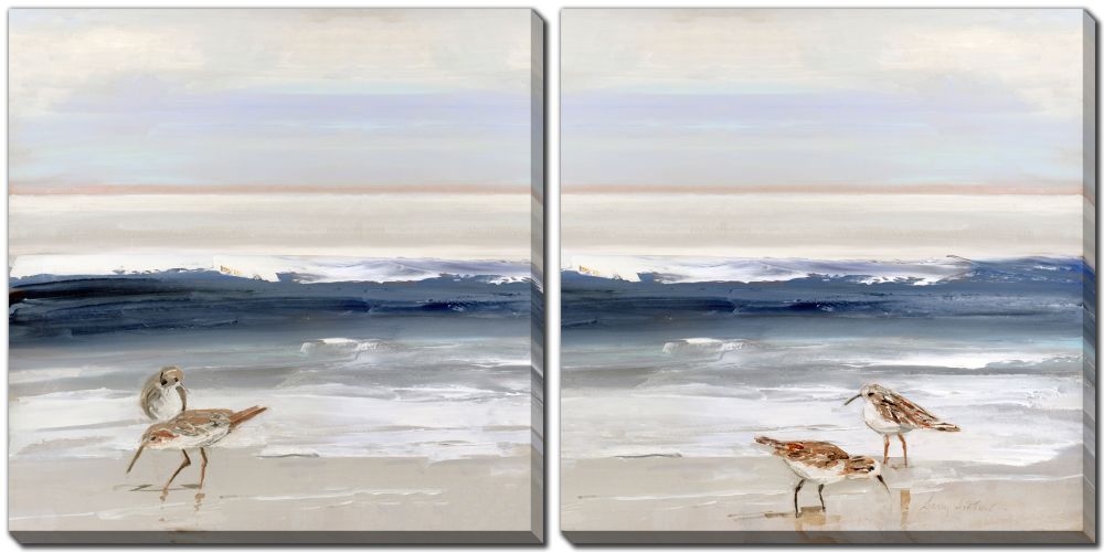 Beachcombing Set of 2 Canvas Art