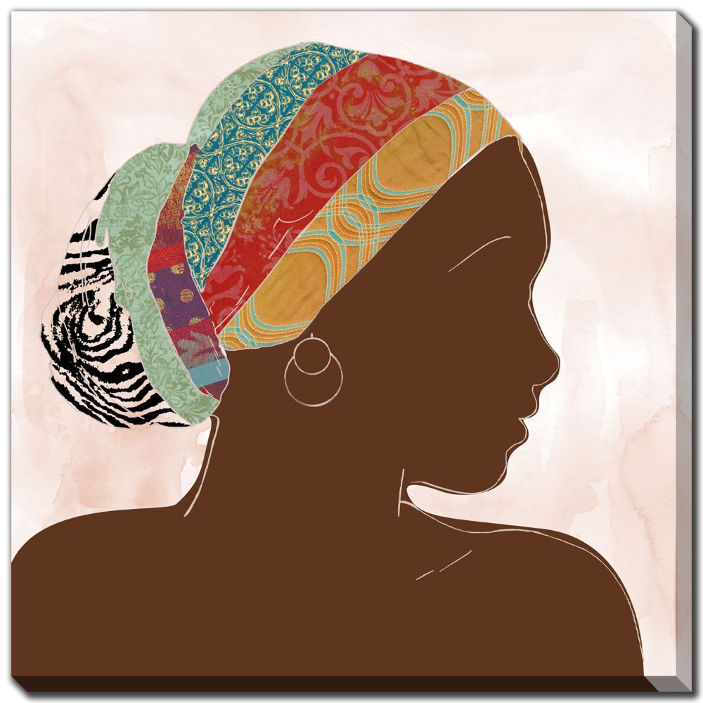 African Portrait 2 PC canvas art
