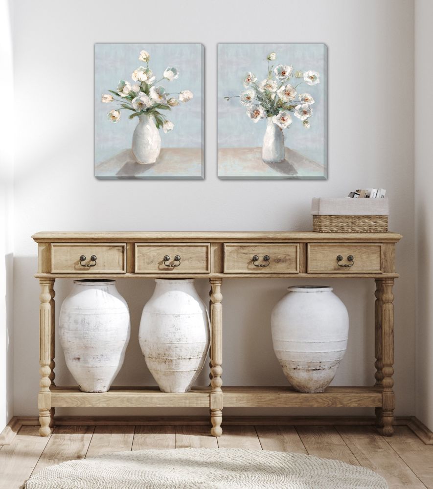 Prettiest Flowers 2PC Floating Frame