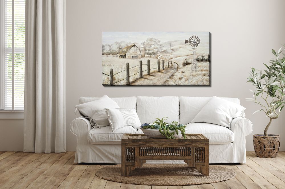 All Roads Lead Home Oil Painting 28" x 56"