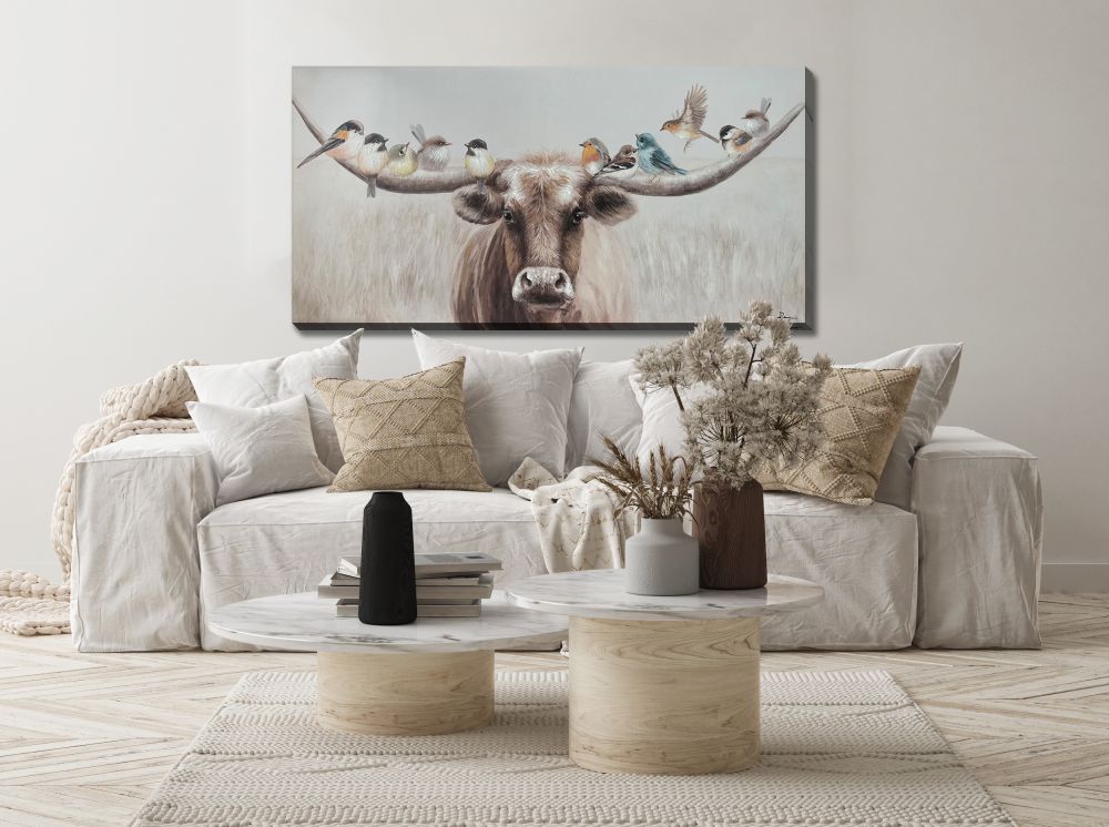 Perfect Spot Canvas Art 28" x 56"