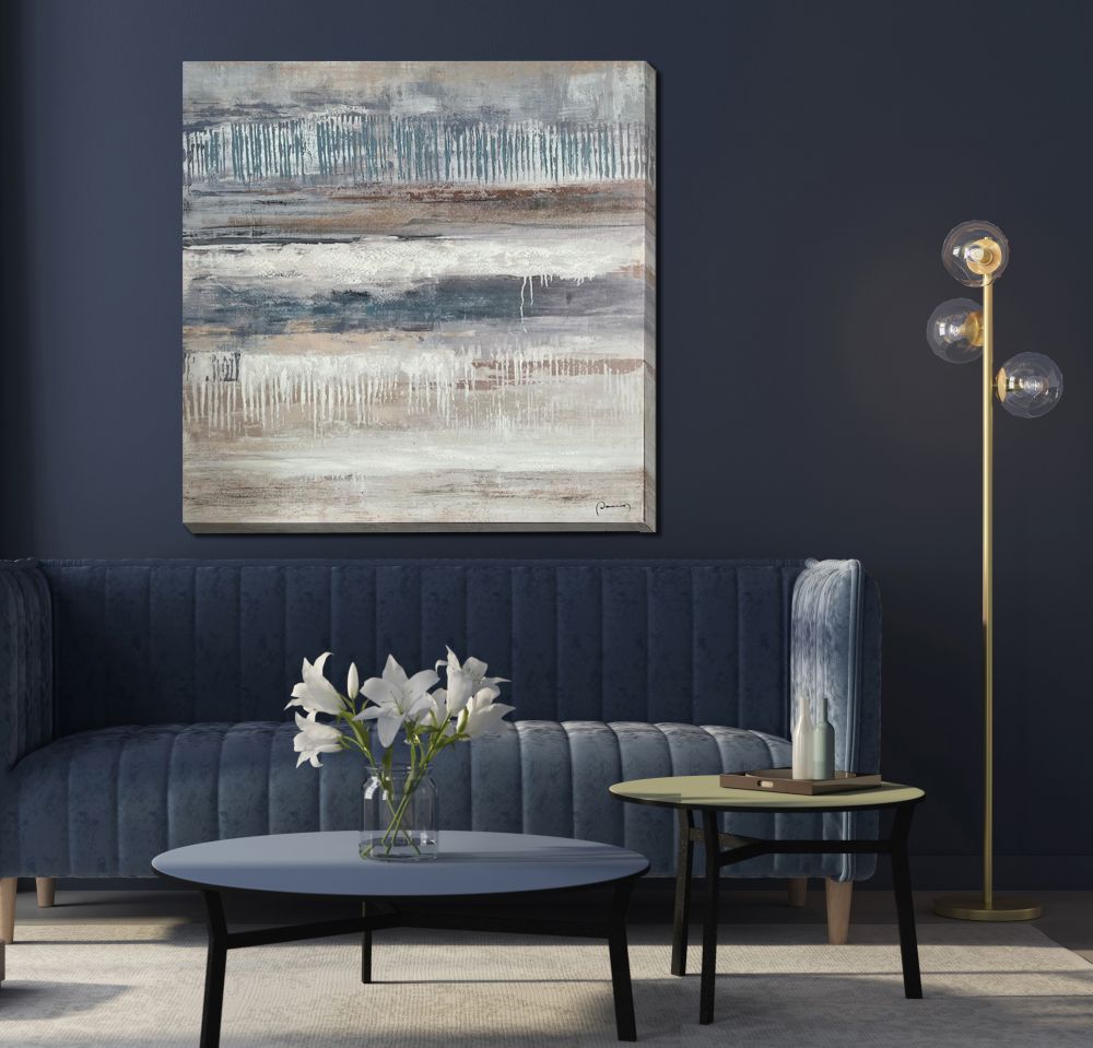 Azure Canvas Art 36" x 36"
