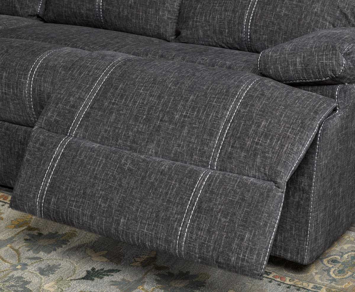 Caera Fabric Power Recliner Loveseat Grey SA2200
