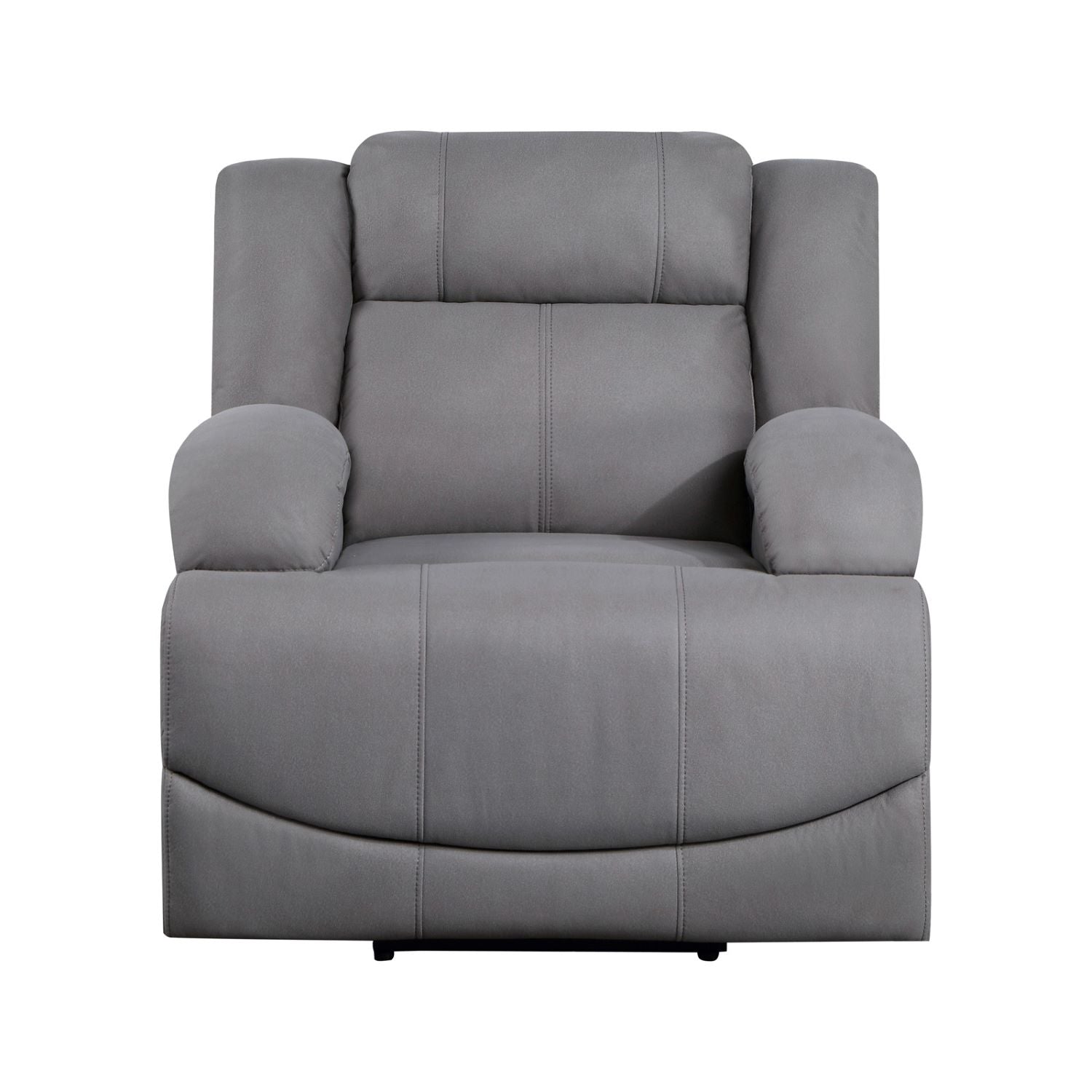 Camryn II Grey Soft Polished Microfiber Fabric Power Recliner Set 99207