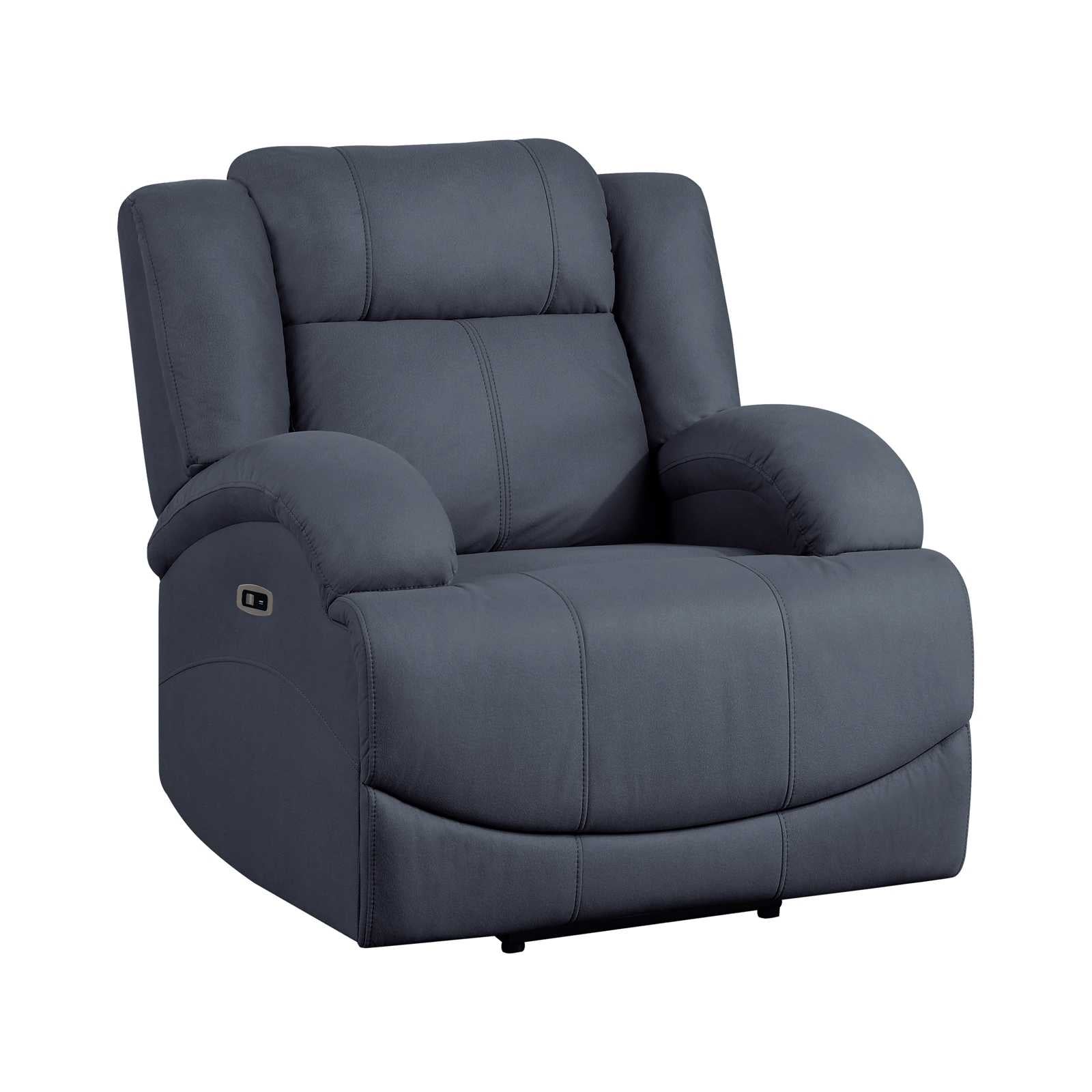 Camryn II Blue Soft Polished Microfiber Fabric Power Recliner Set 99207P-BLU