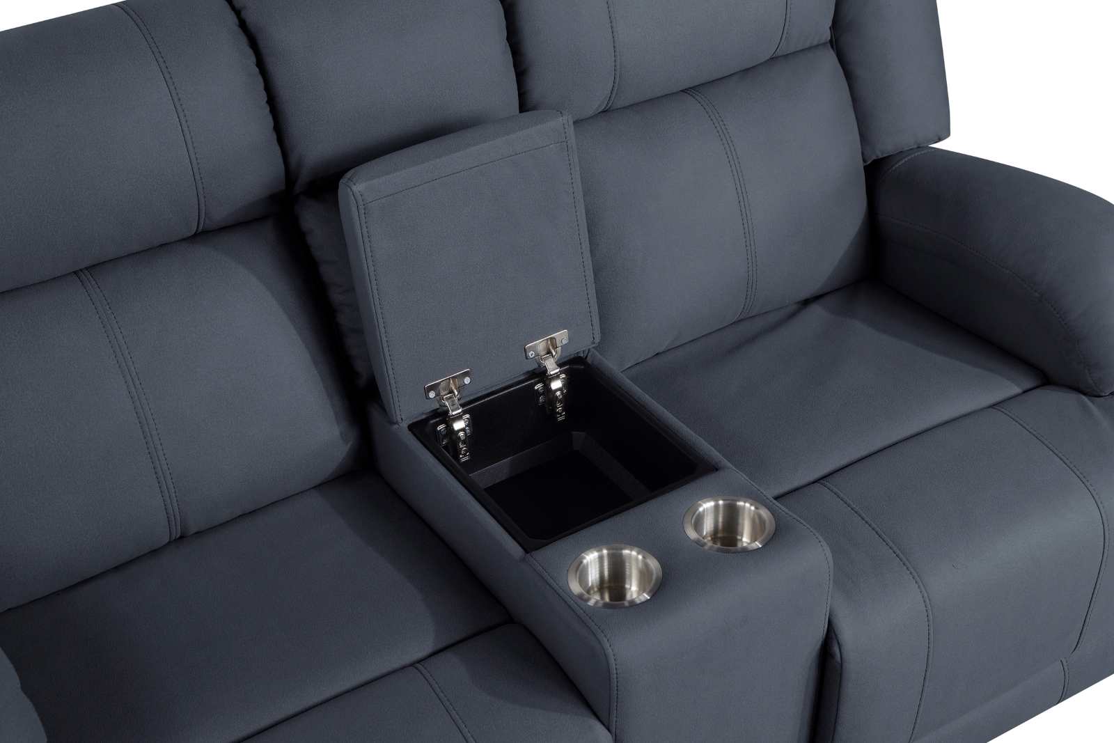 Camryn II Blue Soft Polished Microfiber Fabric Power Recliner Set 99207P-BLU