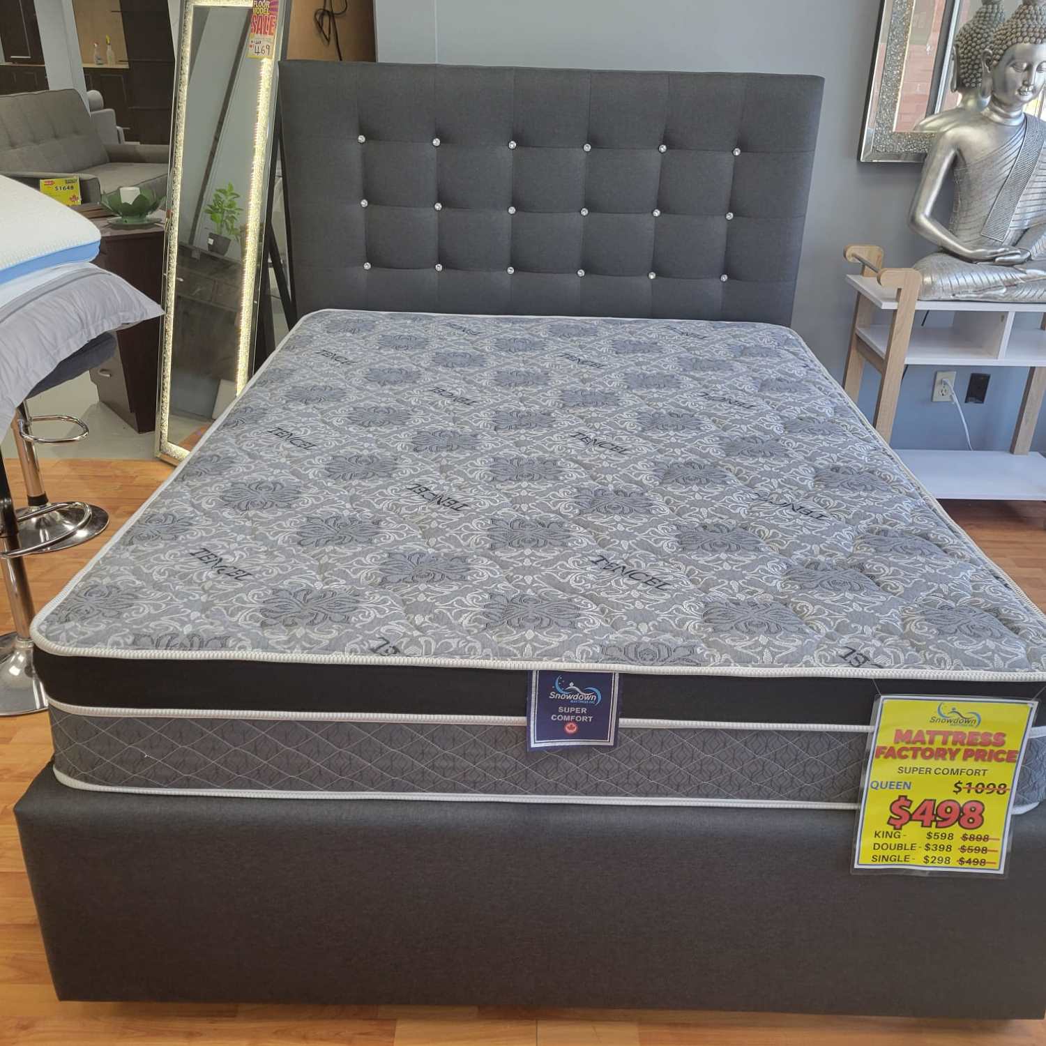 Canadian Made Java Fabric Bed