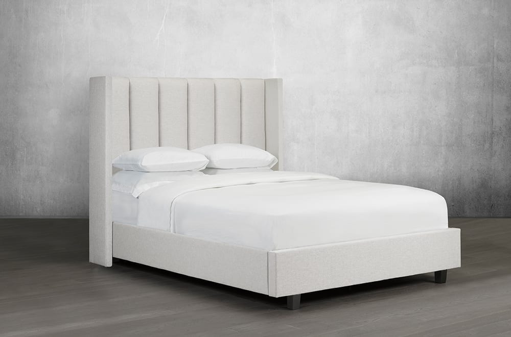 Canadian Made Lofty Vertical Tufted Panels Bed 151