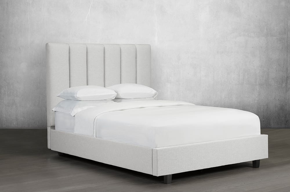 Canadian Made Lofty Vertical Tufted Panels Bed 153