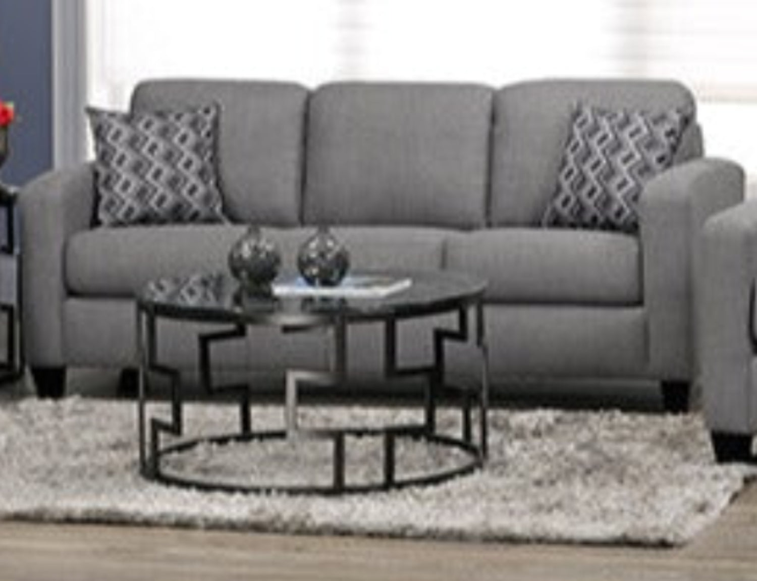 Canadian Made Sofa Lyons Charcoal 1775