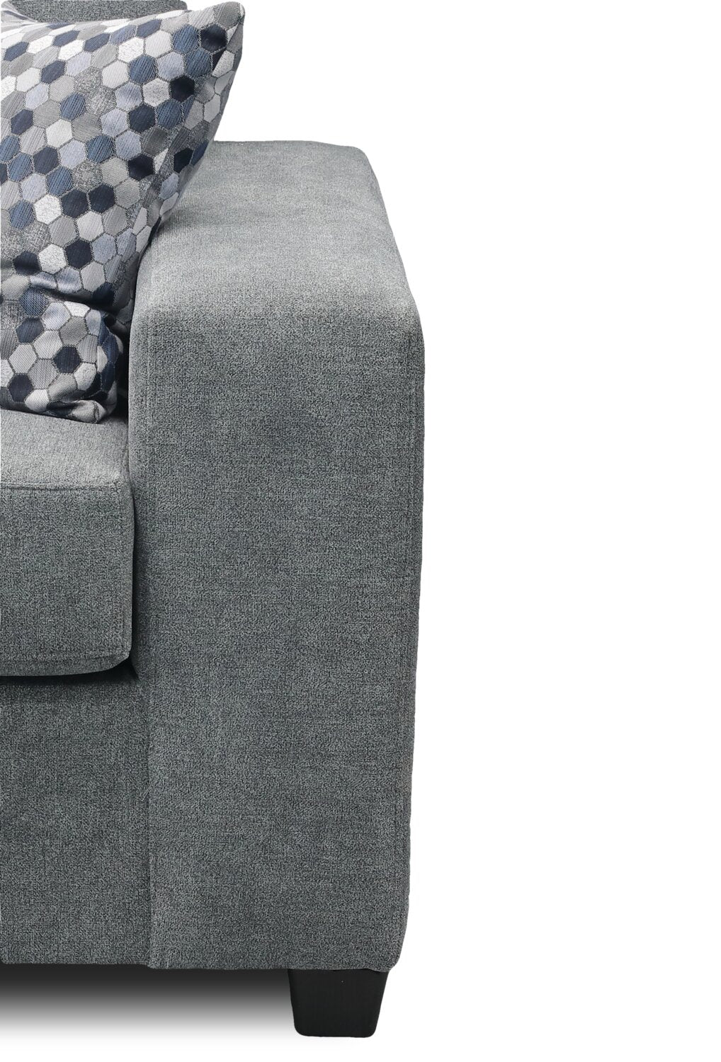 Canadian Made Sectional Sofa Kirkland Charcoal 2060(Discontinued)