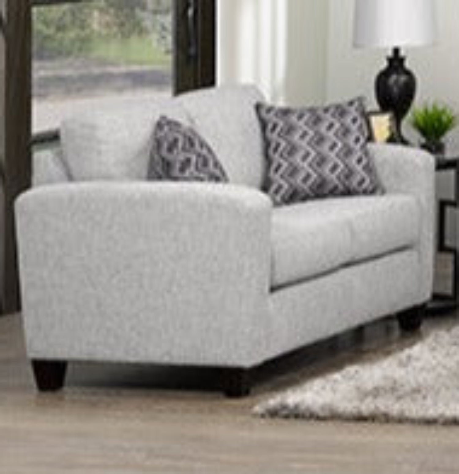 Canadian Made Loveseat Lyons Slate 1775
