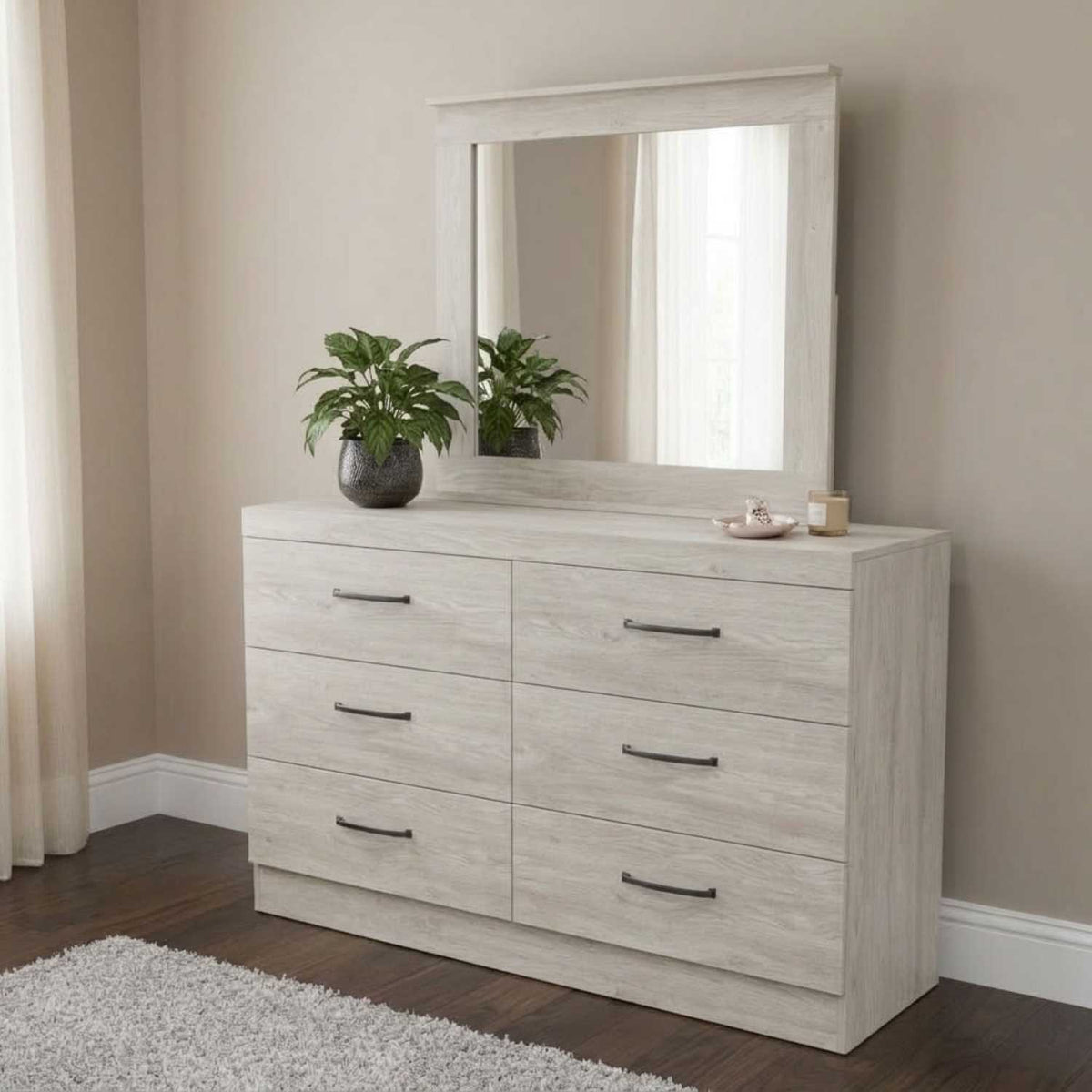 Canadian Made Bedroom Set with Upholsted Padding Footboard and Headboard 6775