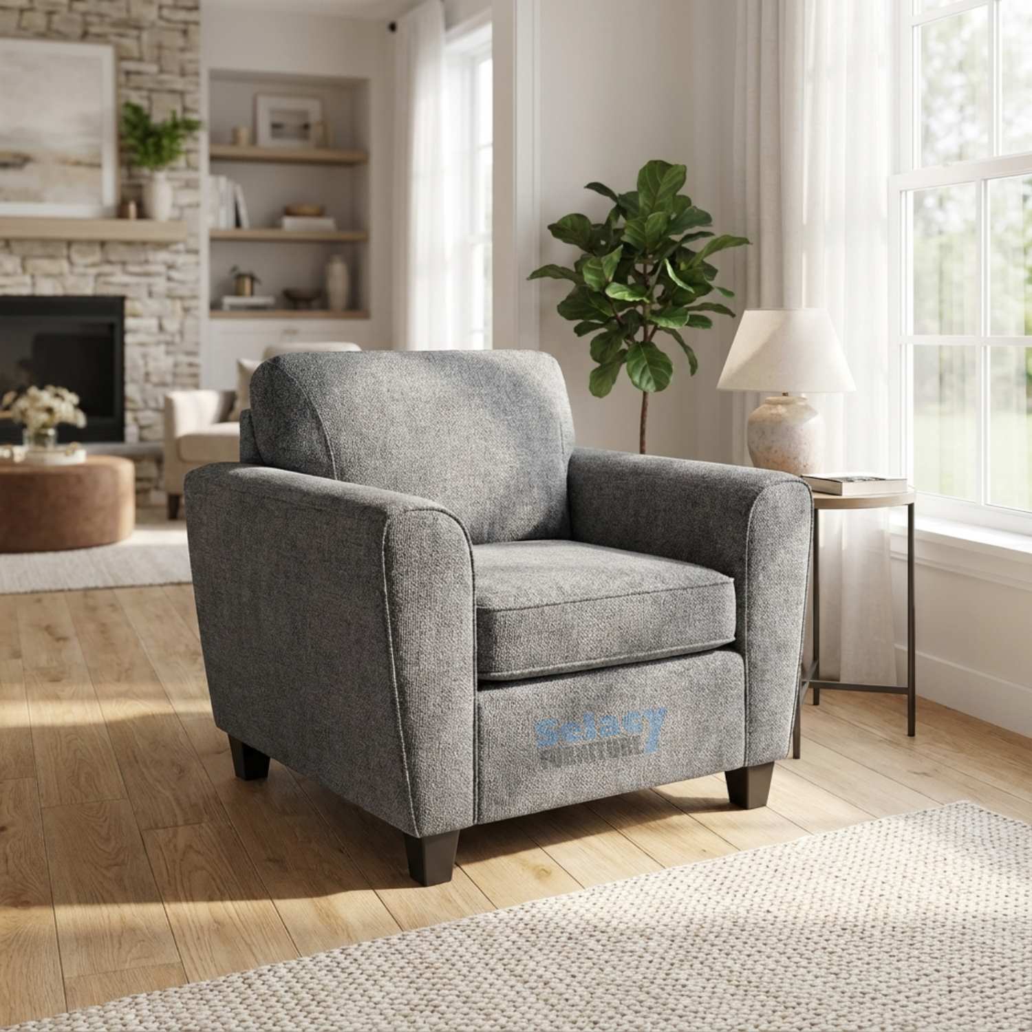 Canadian Made Fabric Sofa Set 2860-1722