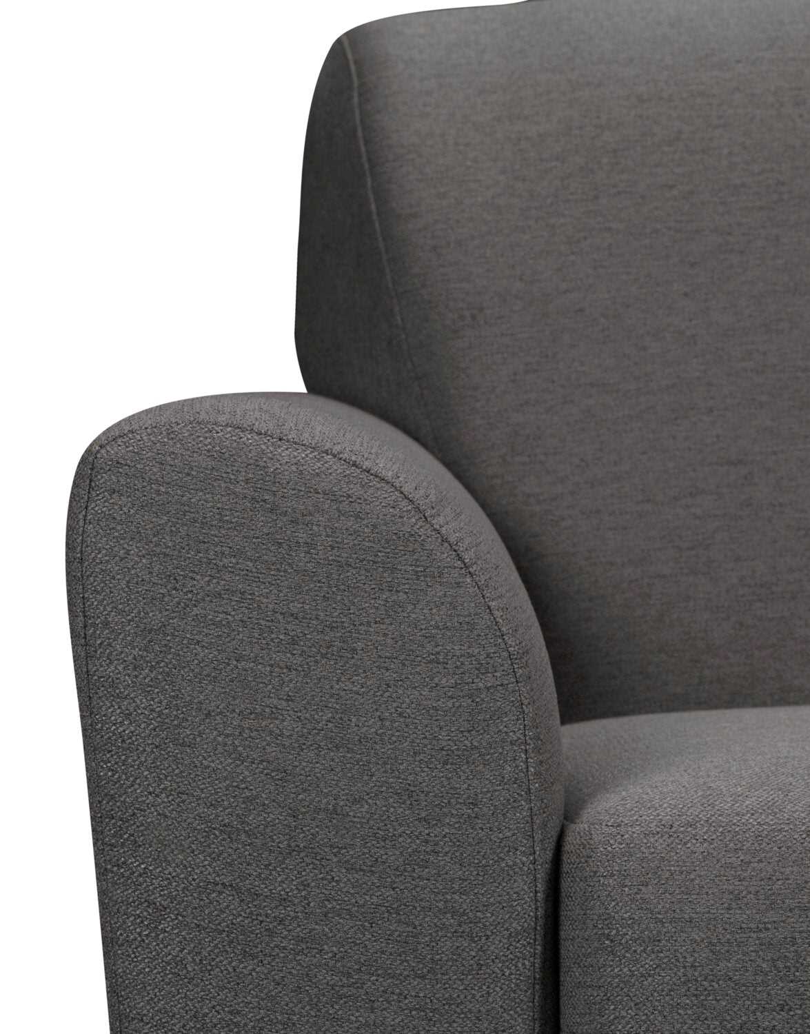 Canadian Made Fabric Chair Dark Grey 5005