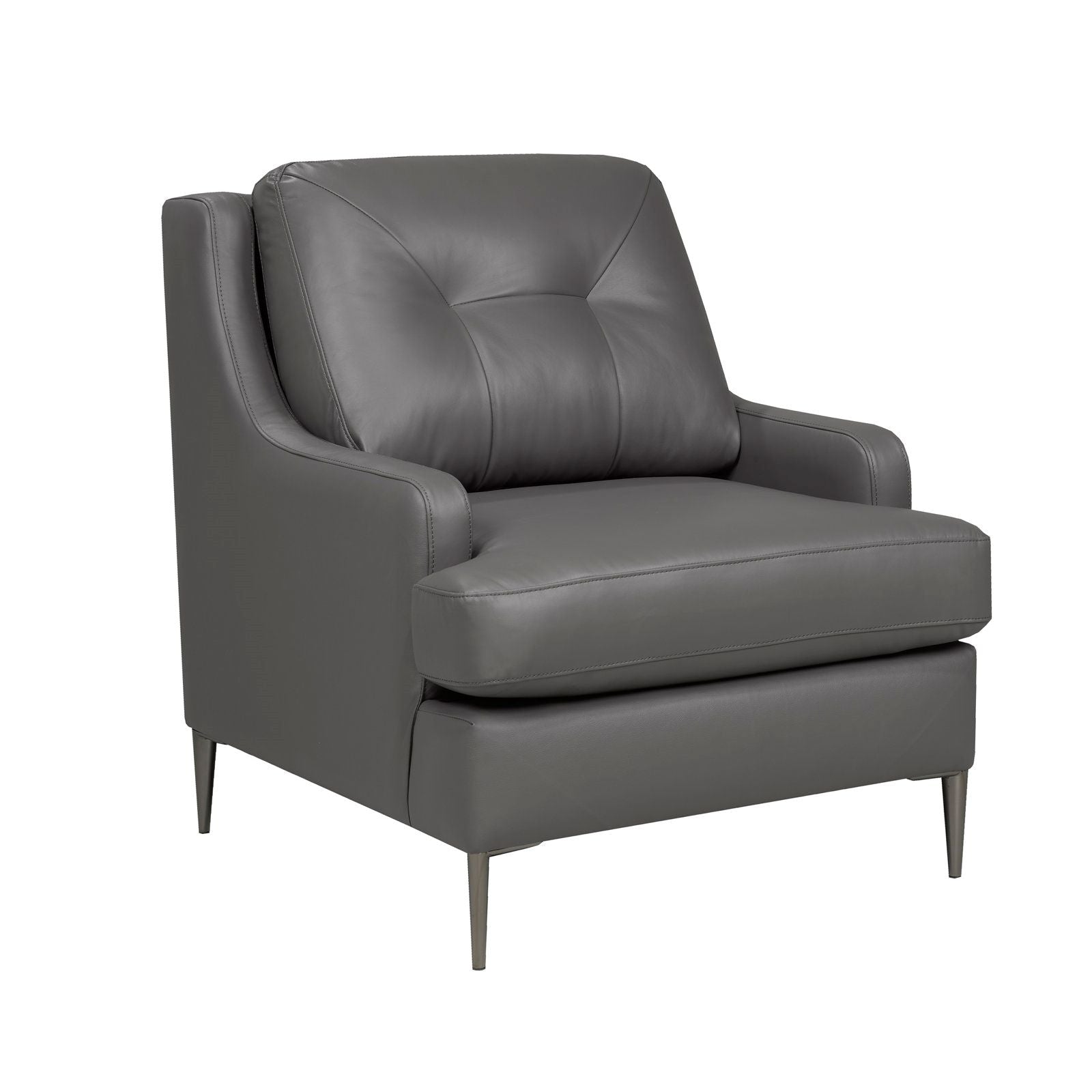 Canadian Made Genuine Leather Florance Fossil Chair 5557