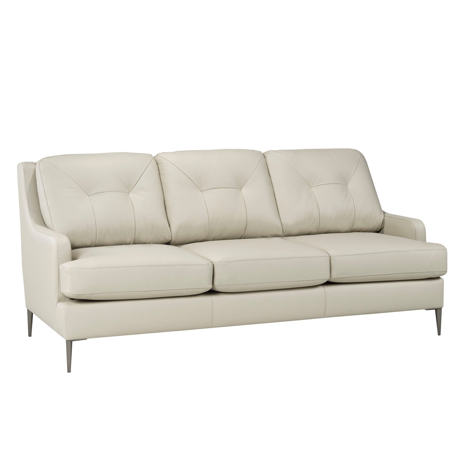 Canadian Made Genuine Leather Florance Linen Sofa Collection 5557