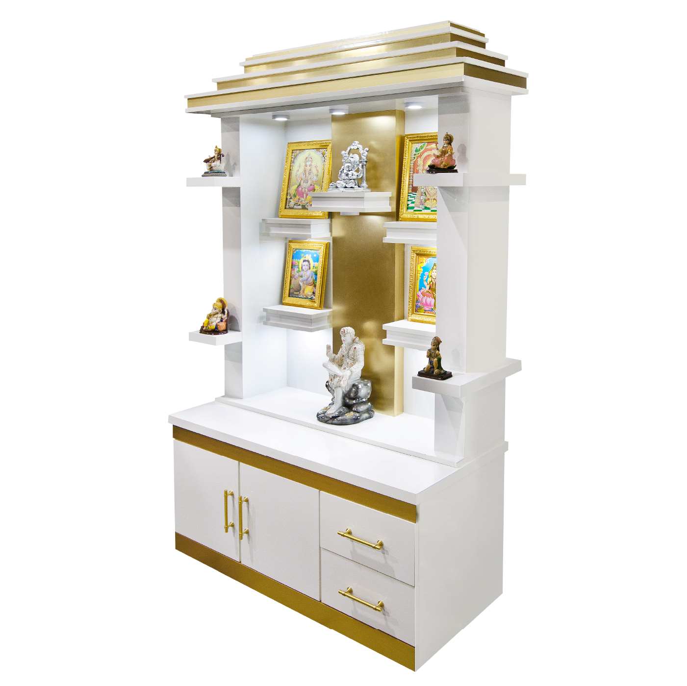 Canadian Made Pooja Mandir - Rudra