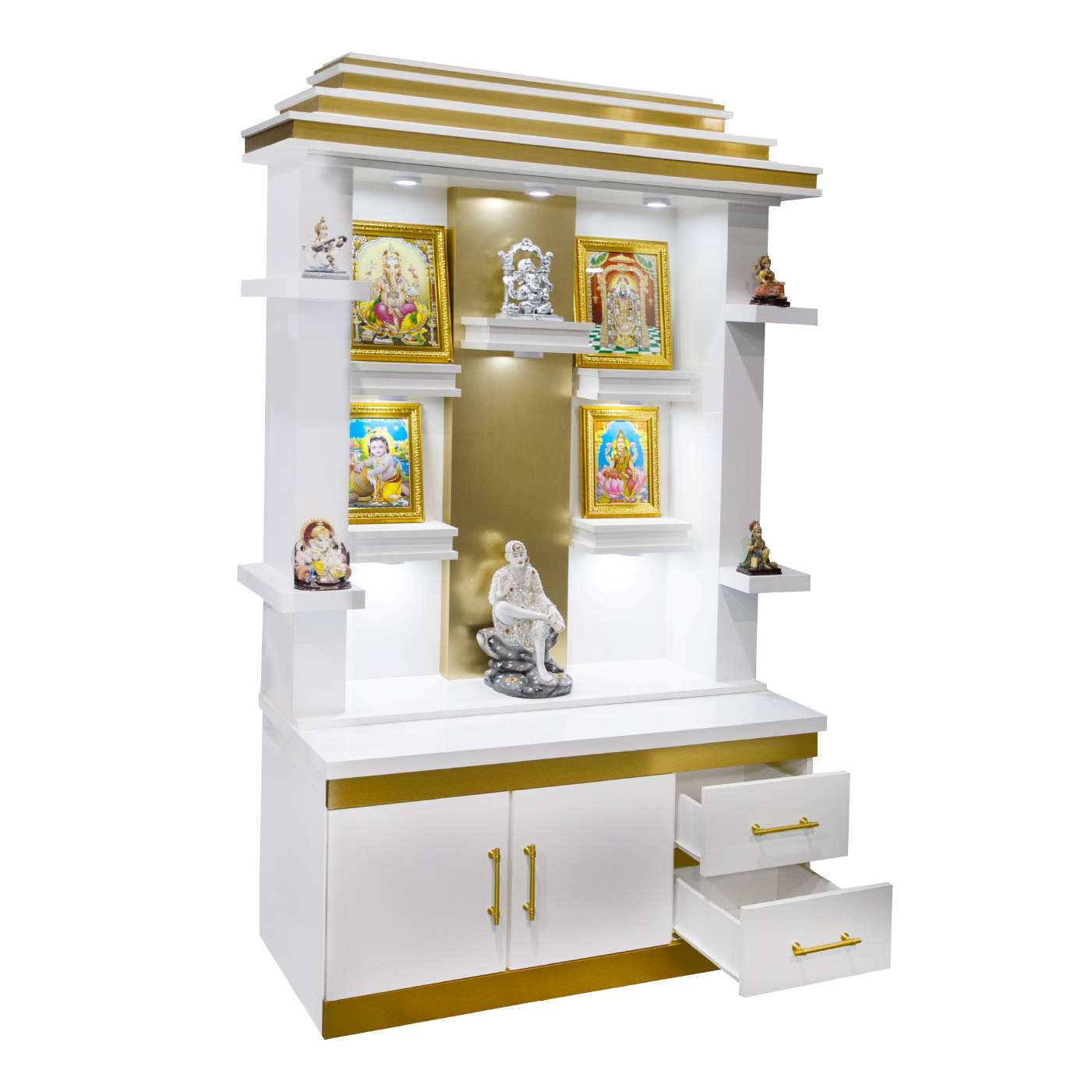 Canadian Made Pooja Mandir - Rudra