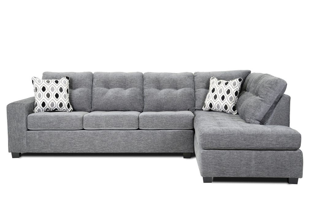 Canadian Made Sectional Sofa Light Grey 1212