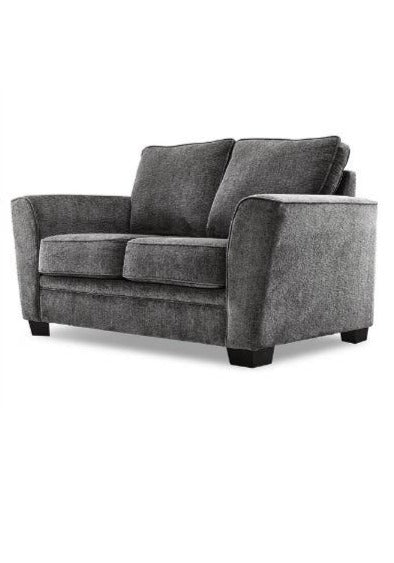 Canadian Made Fabric Loveseat Charcoal 3120-1722B